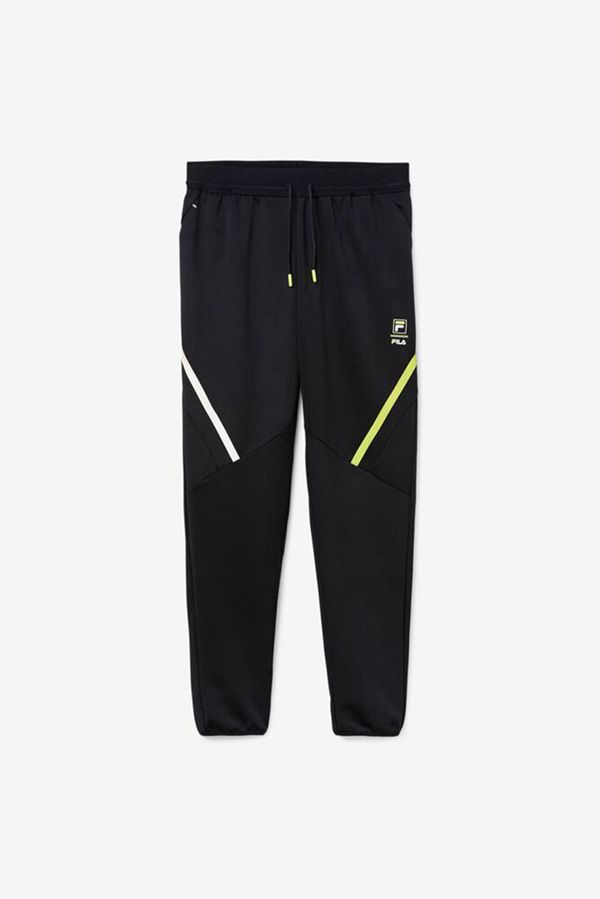 Pantalones Fila Hombre Negras / Blancas / Verde Claro - Carty Tech - España 704326NFG